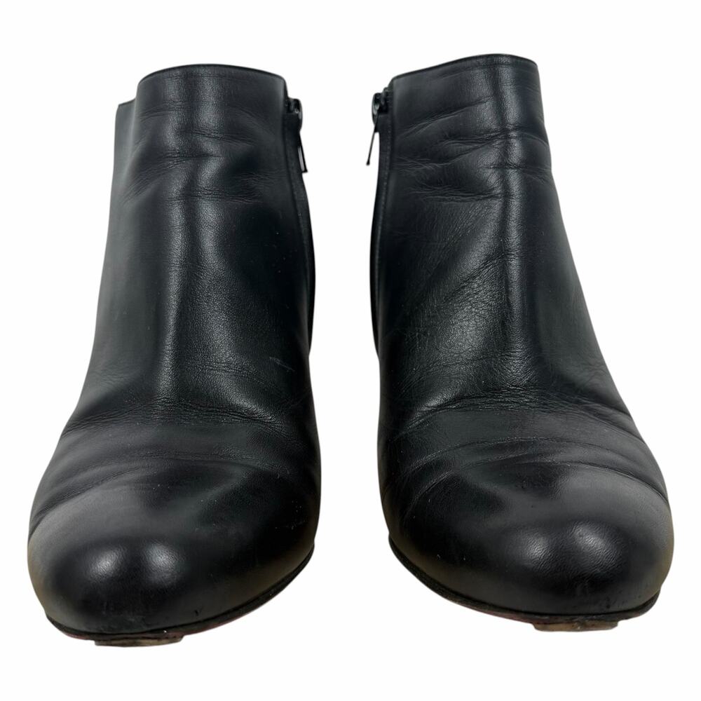 Christian Louboutin Belle 85 Calf Leather Ankle Boots Black Size 39 - Picture 5 of 13